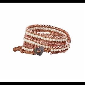 Bella Ryann leather and bead Bracelet